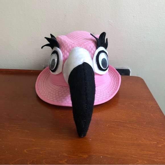 Hana Light Mesh Pink Fedora Style Flamingo Hat - Picture 1 of 10